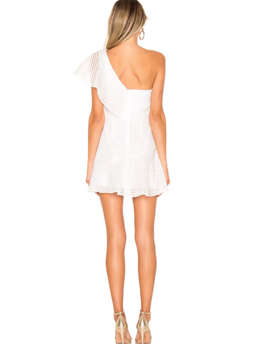 NWT: Amanda Uprichard Mckinnon Dress in White, sz. Small ($216 current retail) - Picture 3 of 10